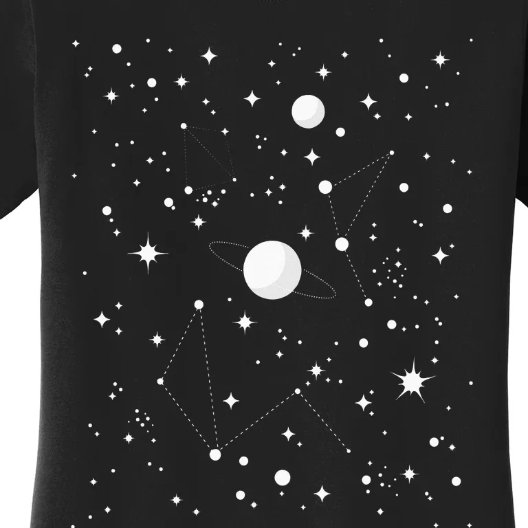 Stargazing Astronomy Lover Astrological Constellations Women's T-Shirt