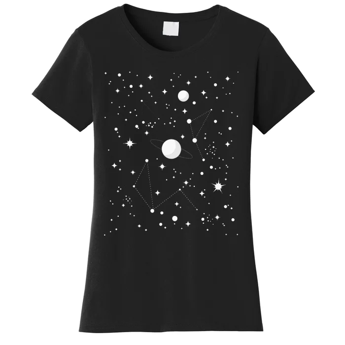 Stargazing Astronomy Lover Astrological Constellations Women's T-Shirt