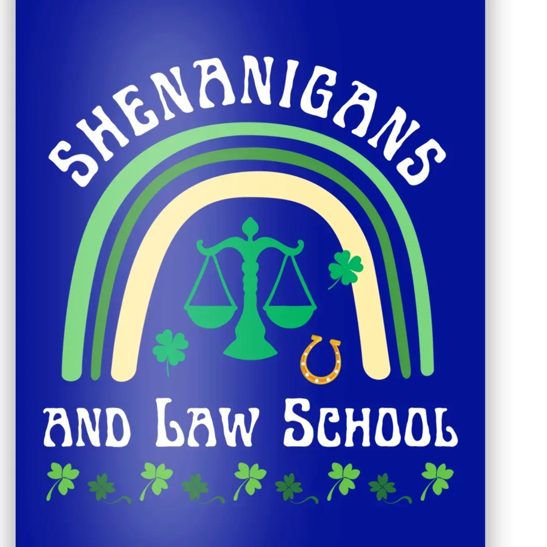 Shenanigans And Law School St Patrick's Day Lawyer Attorney Funny Gift Poster