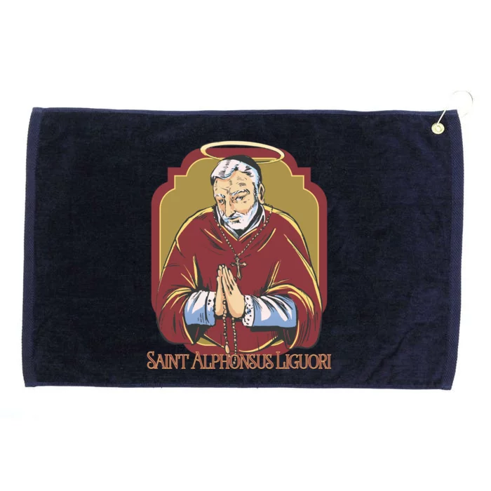 St Alphonsus Liguori Catholic Patron Saint Of Lawyers Funny Gift Grommeted Golf Towel