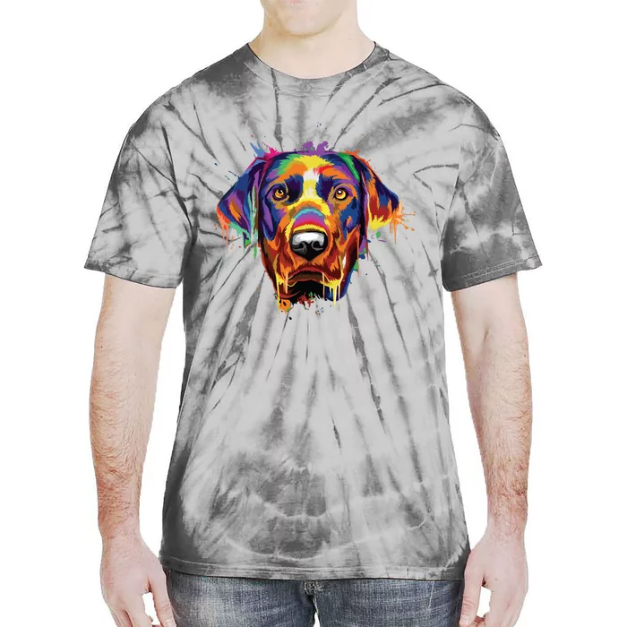 Splash Art Labrador Retriever Lab Lover Gifts Tie-Dye T-Shirt