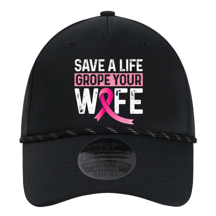 Save A Life Grope Your Wife Pink Breast Cancer Awareness Performance The Dyno Cap