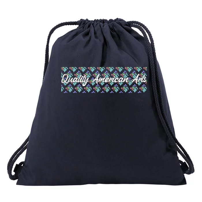 S&M Art Logo Drawstring Bag