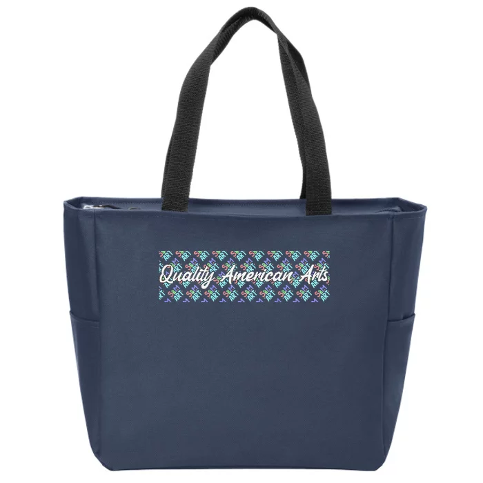 S&M Art Logo Zip Tote Bag