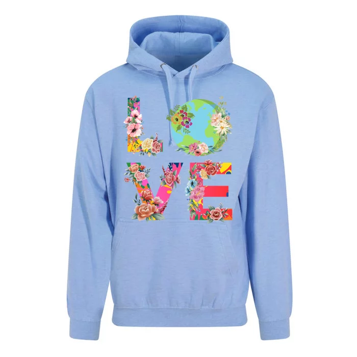 Save And Love The Planet Earth Day Gift Unisex Surf Hoodie