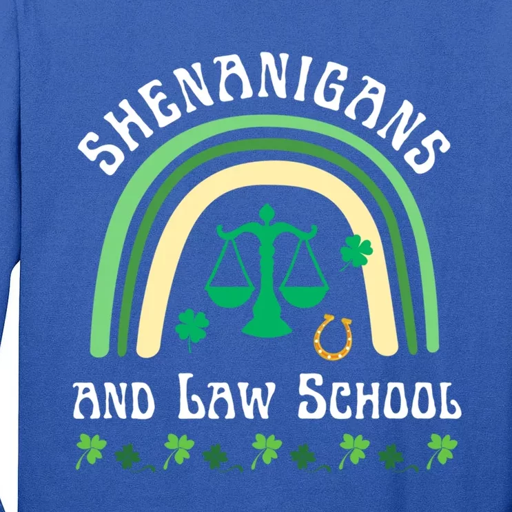 Shenanigans And Law School St Patrick's Day Lawyer Attorney Gift Tall Long Sleeve T-Shirt