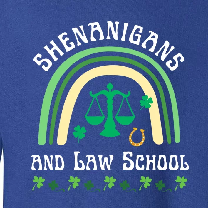 Shenanigans And Law School St Patrick's Day Lawyer Attorney Gift Toddler Sweatshirt