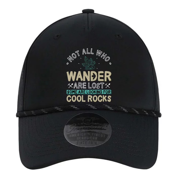 Some Are Looking For Cool Rocks Geologist Geode Hunter Performance The Dyno Cap