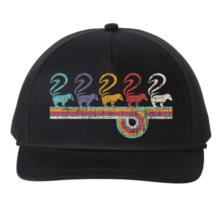 Skunk Animal Lover Zookeeper Zoologist Snapback Five-Panel Rope Hat