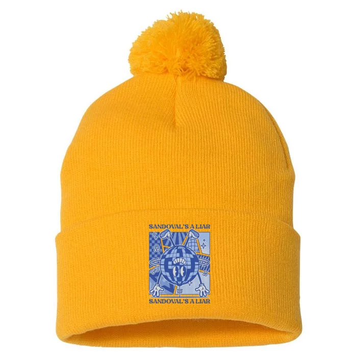 Sandovals A Liar Pom Pom 12in Knit Beanie