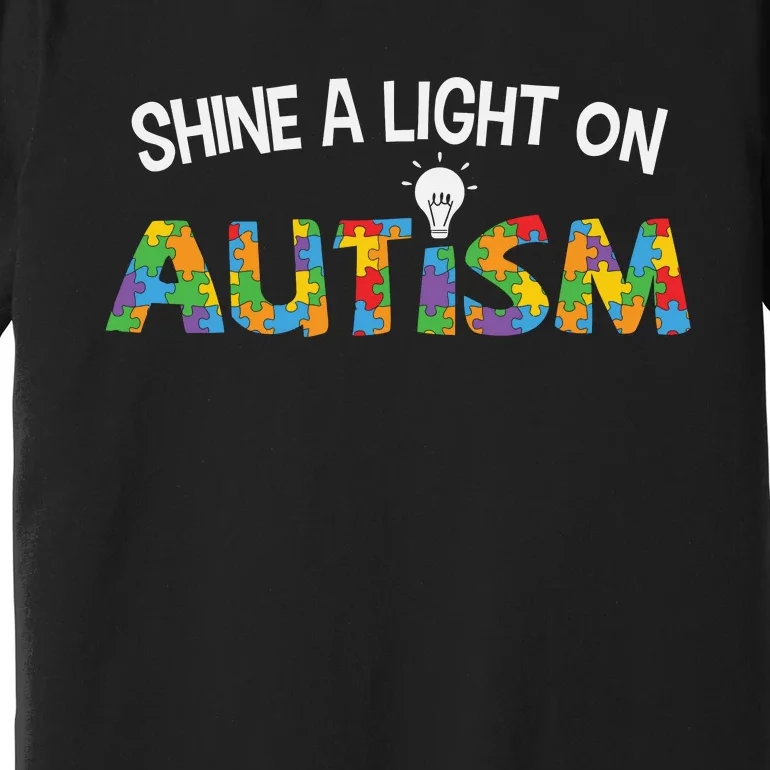 Shine A Light On Autism Premium T-Shirt