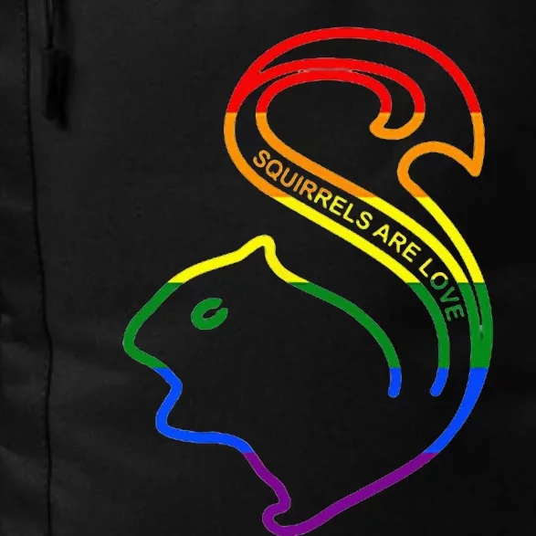 Squirrels Are Love LGBT Rainbow Pride Daily Commute Backpack