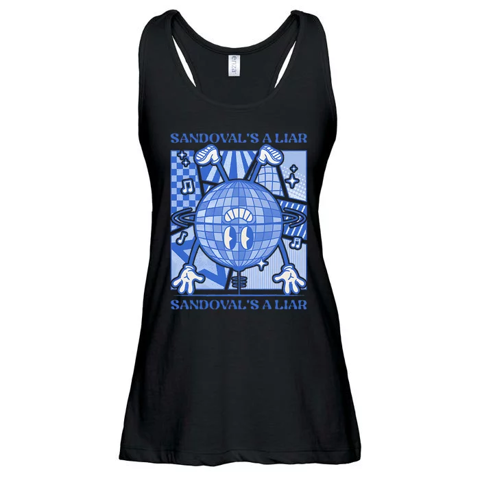 Sandovals a Liar Groovy Retro Ladies Essential Flowy Tank