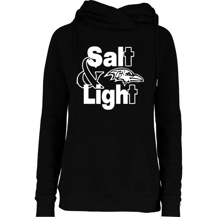 Salt And Light Stay Salty Womens Funnel Neck Pullover Hood