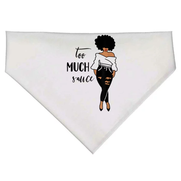 Sauce Afro Lady Jeans Heels Thick USA-Made Doggie Bandana