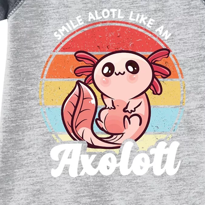 Smile A Lot Like An Axolotl Infant Baby Jersey Bodysuit