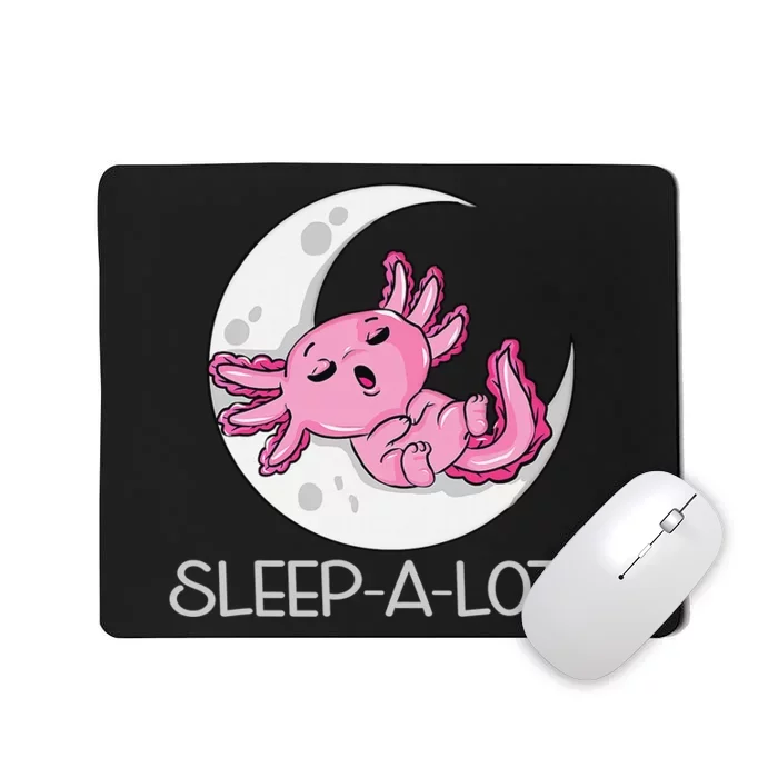 SLEEP A LOTL Sleeping Axolotl Pyjamas Funny Mousepad