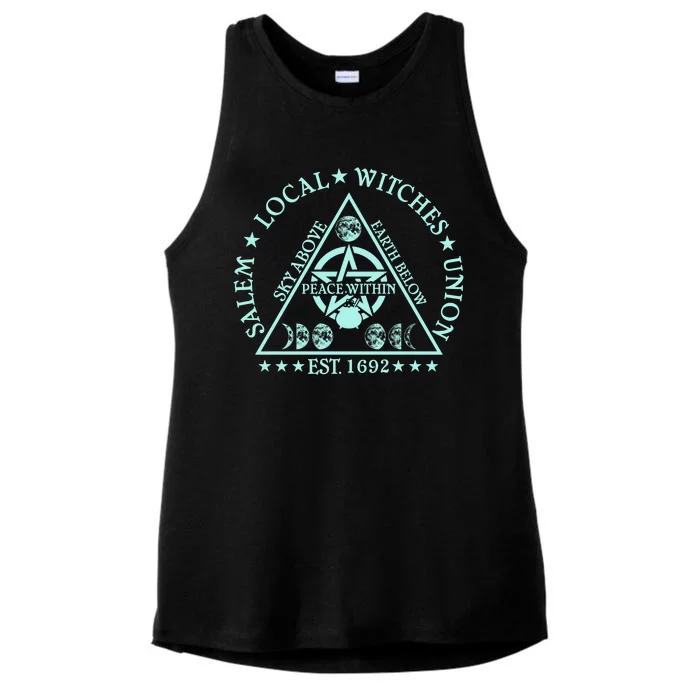 Salem Local Witches Ladies Tri-Blend Wicking Tank