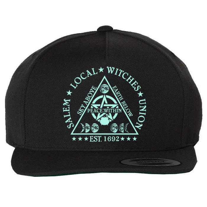 Salem Local Witches Wool Snapback Cap