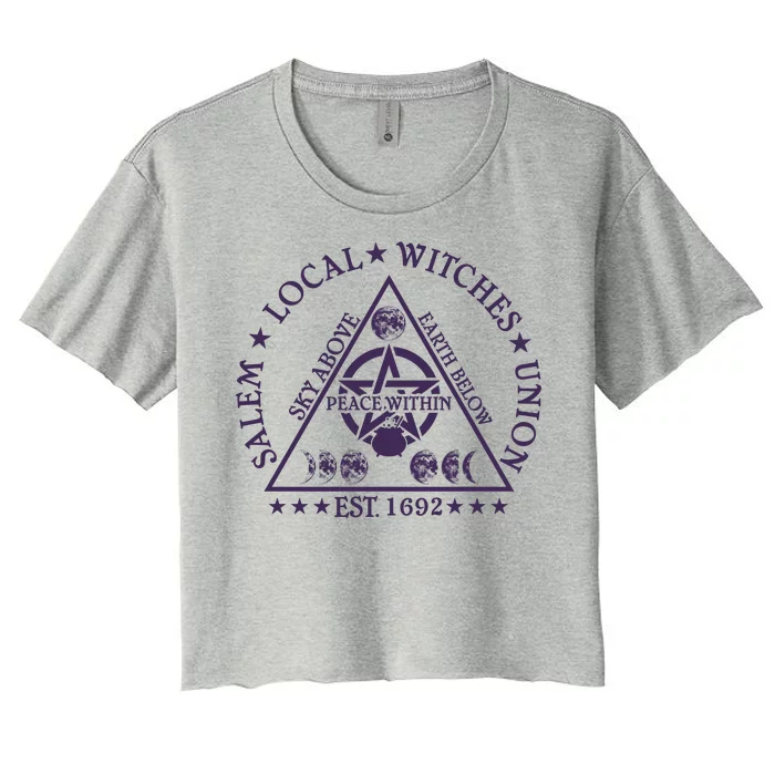 Salem Local Witches Women's Crop Top Tee