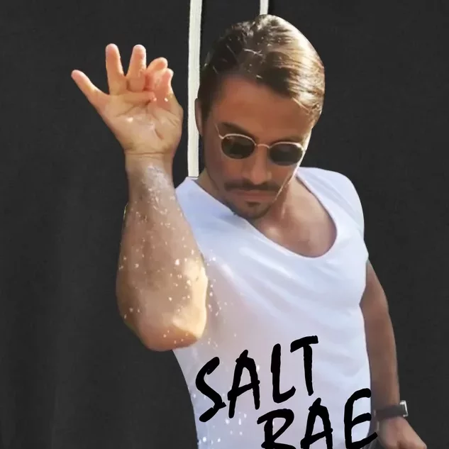 Salt Bae Funny Photo Meme Garment-Dyed Fleece Hoodie