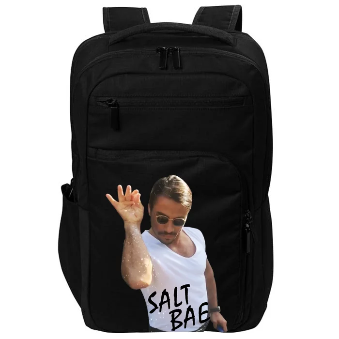 Salt Bae Funny Photo Meme Impact Tech Backpack