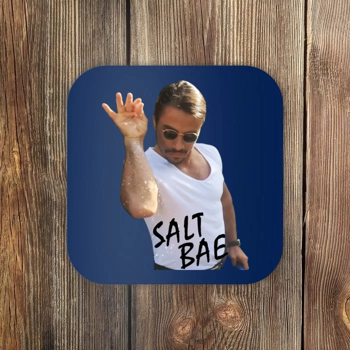 Salt Bae Funny Photo Meme Coaster