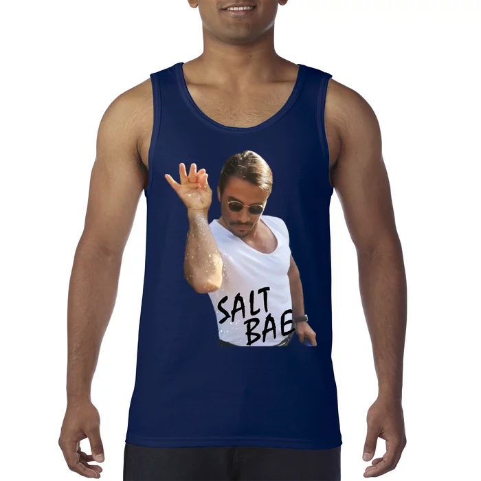 Salt Bae Funny Photo Meme Tank Top