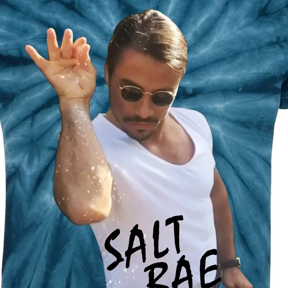 Salt Bae Funny Photo Meme Kids Tie-Dye T-Shirt | TeeShirtPalace