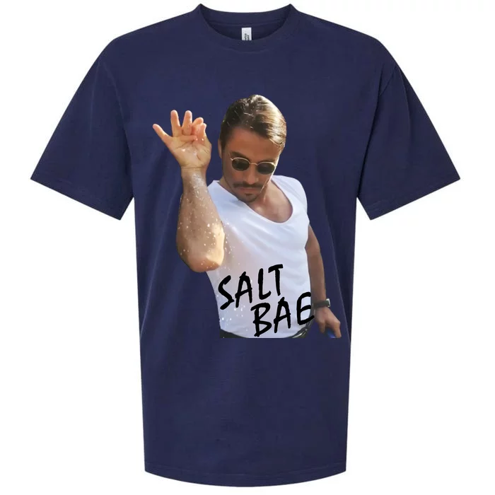 Salt Bae Funny Photo Meme Sueded Cloud Jersey T-Shirt