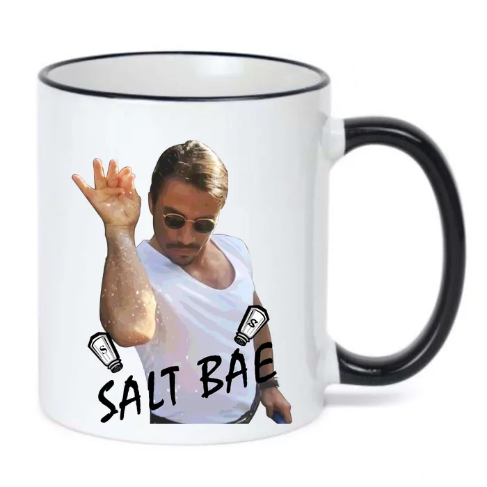 Salt Bae Meme Funny Salt Shaker Black Color Changing Mug