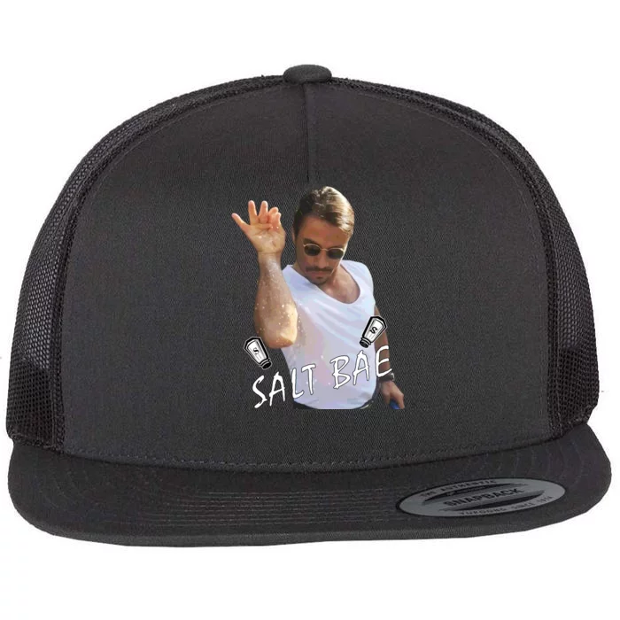 Salt Bae Meme Funny Salt Shaker Flat Bill Trucker Hat