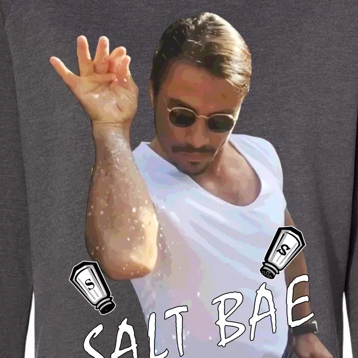 Salt Bae Meme Funny Salt Shaker Womens California Wash Sweatshirt