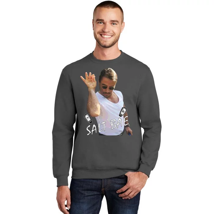 Salt Bae Meme Funny Salt Shaker Tall Sweatshirt