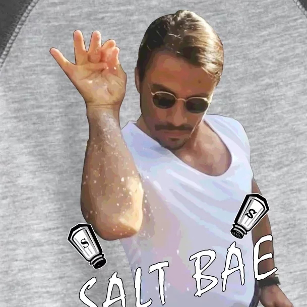 Salt Bae Meme Funny Salt Shaker Toddler Fine Jersey T-Shirt