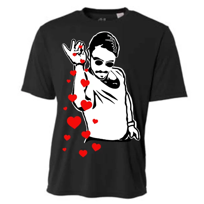 Salt Bae Valentines Day Cooling Performance Crew T-Shirt