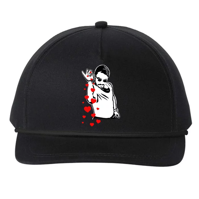 Salt Bae Valentines Day Snapback Five-Panel Rope Hat