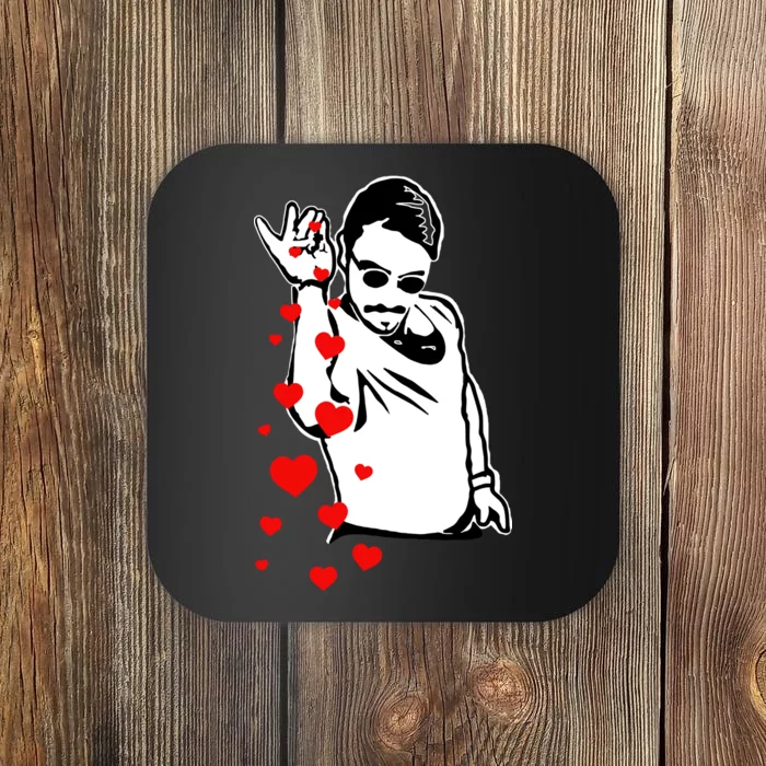 Salt Bae Valentines Day Coaster