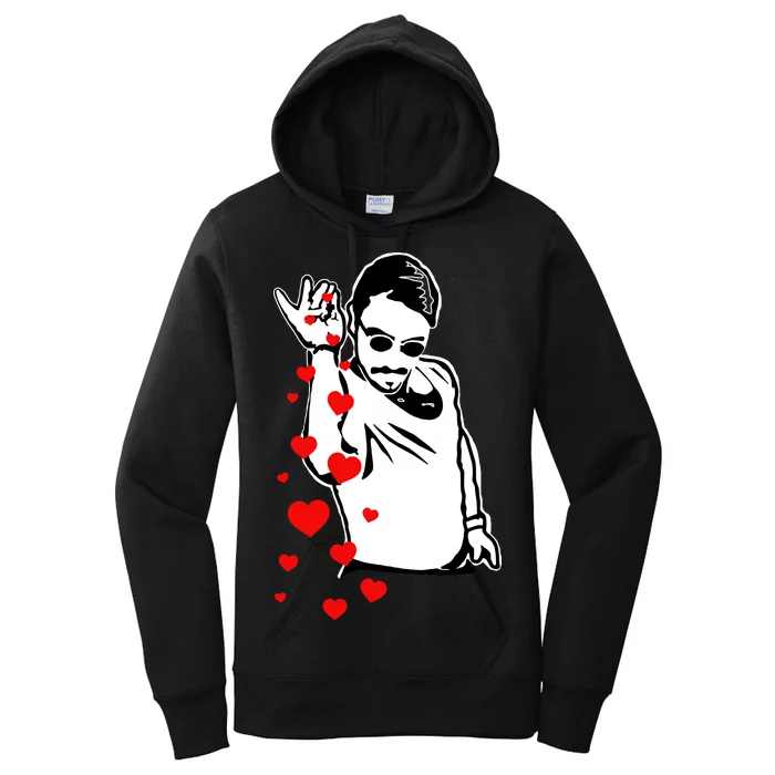 Salt Bae Valentines Day Women's Pullover Hoodie