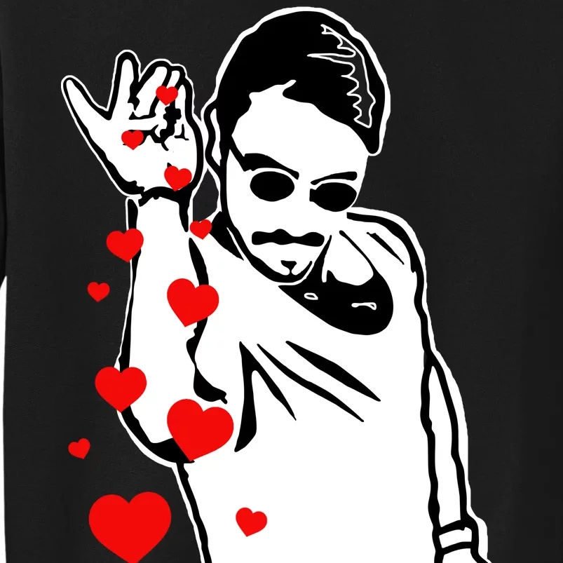 Salt Bae Valentines Day Tall Sweatshirt