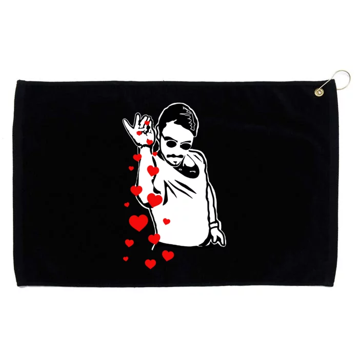 Salt Bae Valentines Day Grommeted Golf Towel