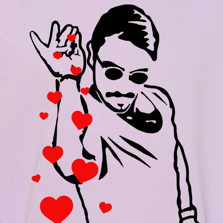 Salt Bae Valentines Day Garment-Dyed Sweatshirt