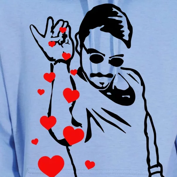 Salt Bae Valentines Day Unisex Surf Hoodie