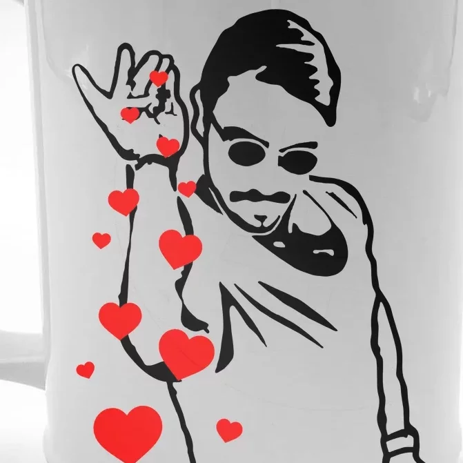 Salt Bae Valentines Day Front & Back Beer Stein