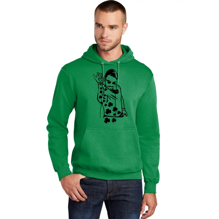 Salt Bay Guy Irish Clovers Funny Meme St. Patrick's Day Hoodie