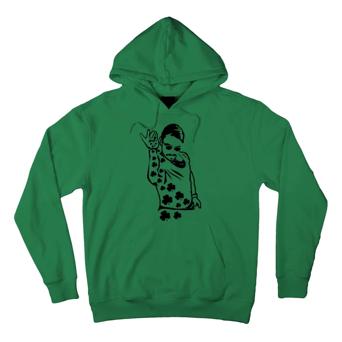 Salt Bay Guy Irish Clovers Funny Meme St. Patrick's Day Hoodie