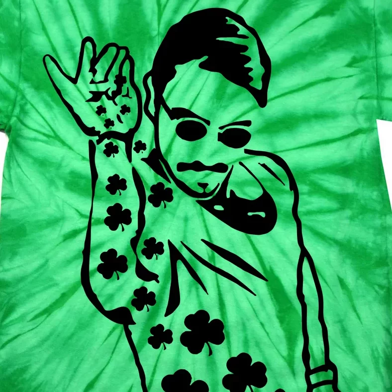 Salt Bay Guy Irish Clovers Funny Meme St. Patrick's Day Tie-Dye T-Shirt