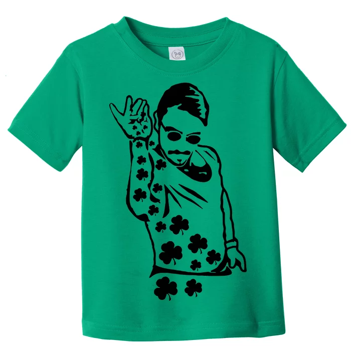 Salt Bay Guy Irish Clovers Funny Meme St. Patrick's Day Toddler T-Shirt