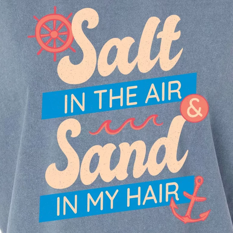 Salt In The Air And Sand In My Hair Garment-Dyed Women's Muscle Tee