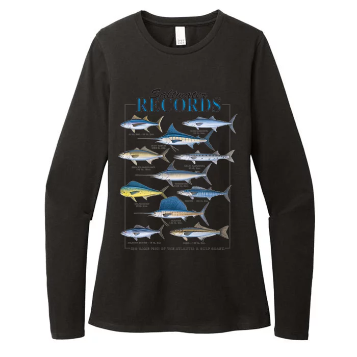 Saltwater Records Fish Of The Atlantic & Gulf Coast sailfish Womens CVC Long Sleeve Shirt